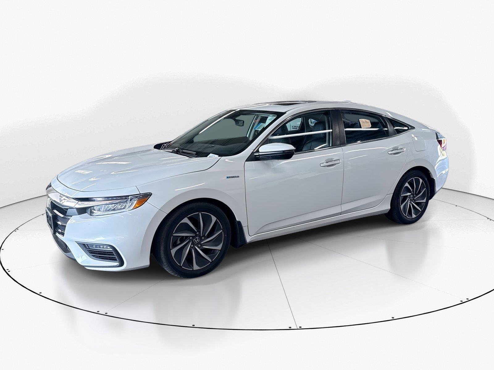 Platinum White Pearl 2020 Honda Insight Sedan Front-Wheel Drive 1-Speed Dual Clutch