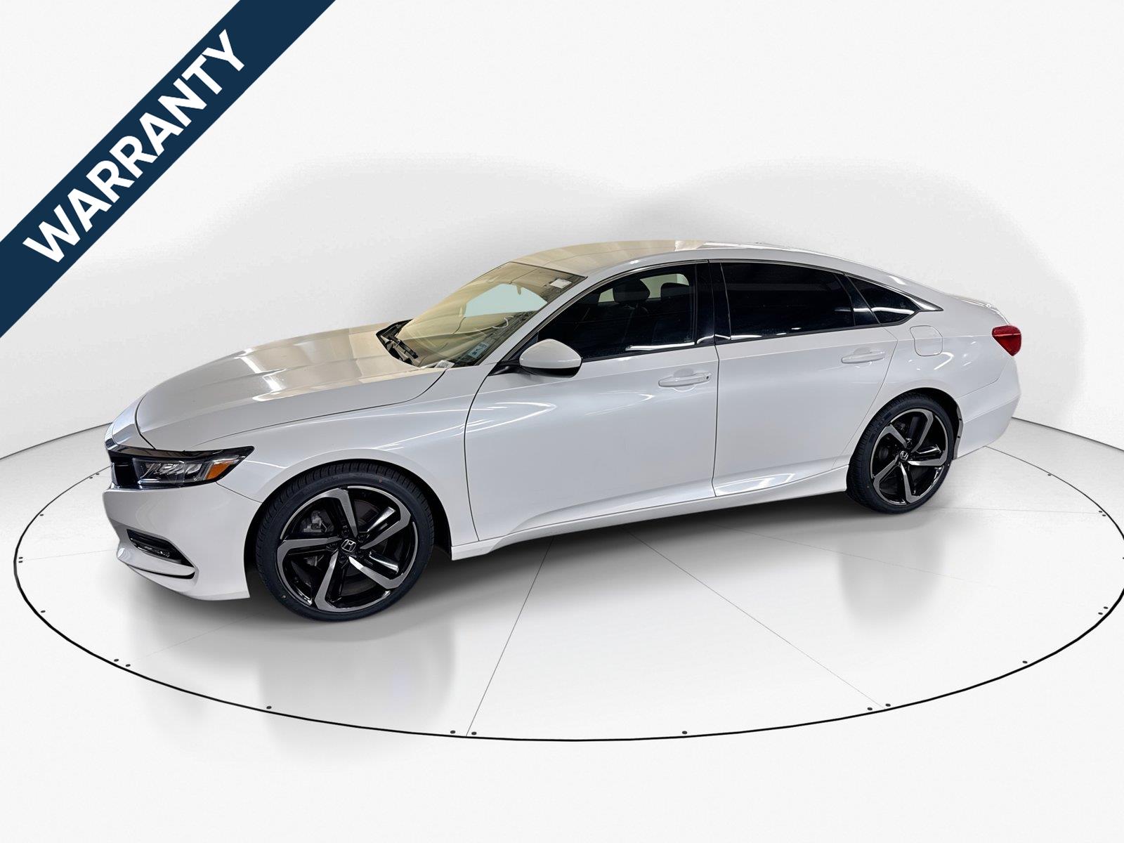 Platinum White Pearl 2019 Honda Accord Sedan Front-Wheel Drive 7-Speed CVT