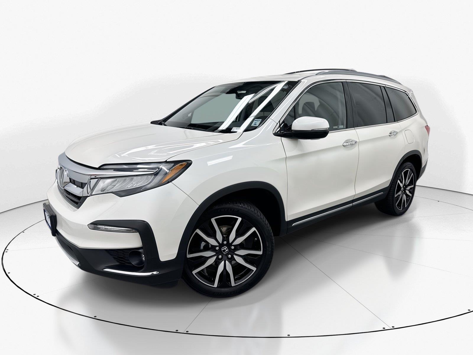 White Diamond Pearl 2019 Honda Pilot SUV / Crossover All-Wheel Drive 9-Speed Automatic