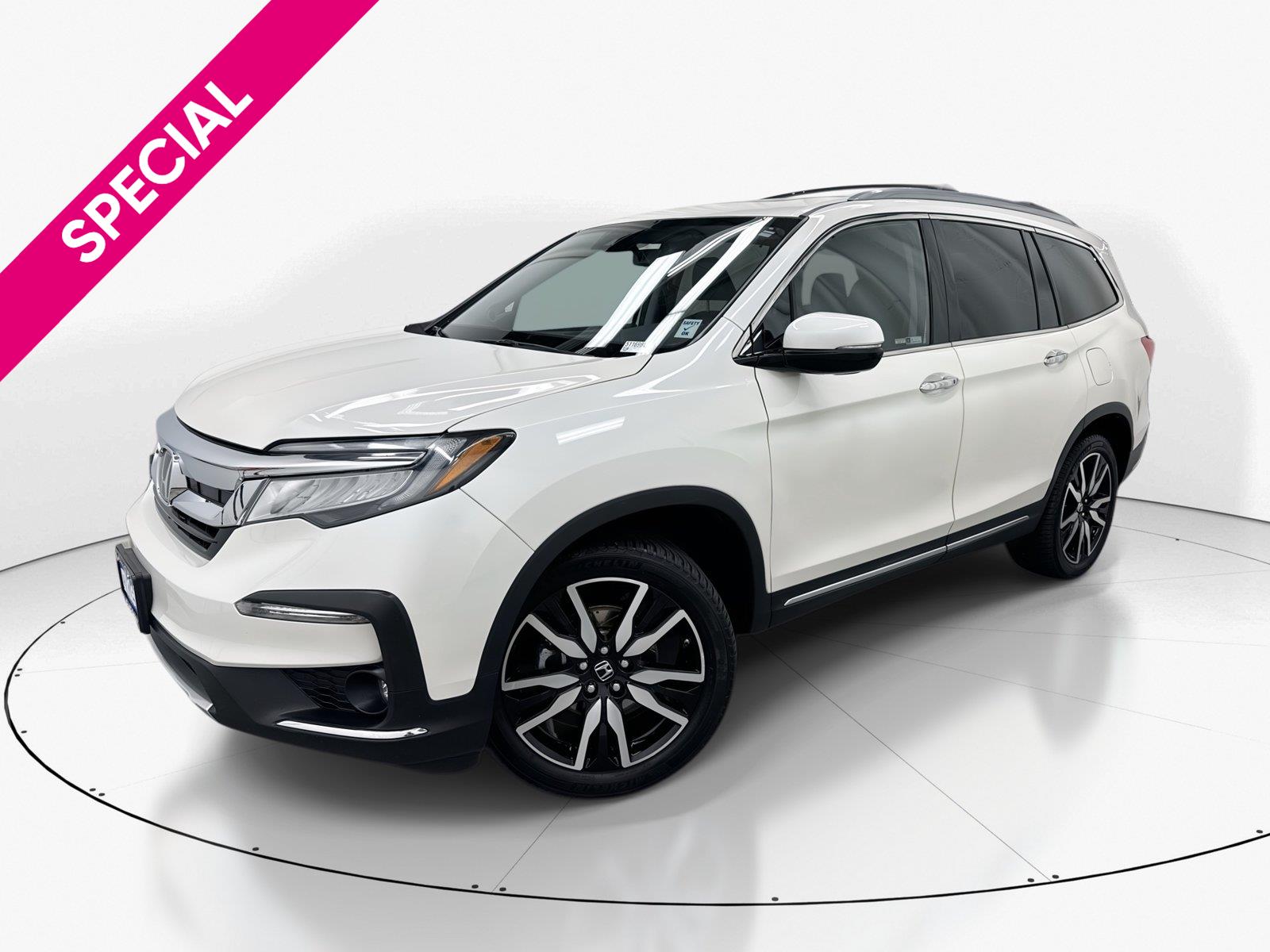 White Diamond Pearl 2019 Honda Pilot SUV / Crossover All-Wheel Drive 9-Speed Automatic