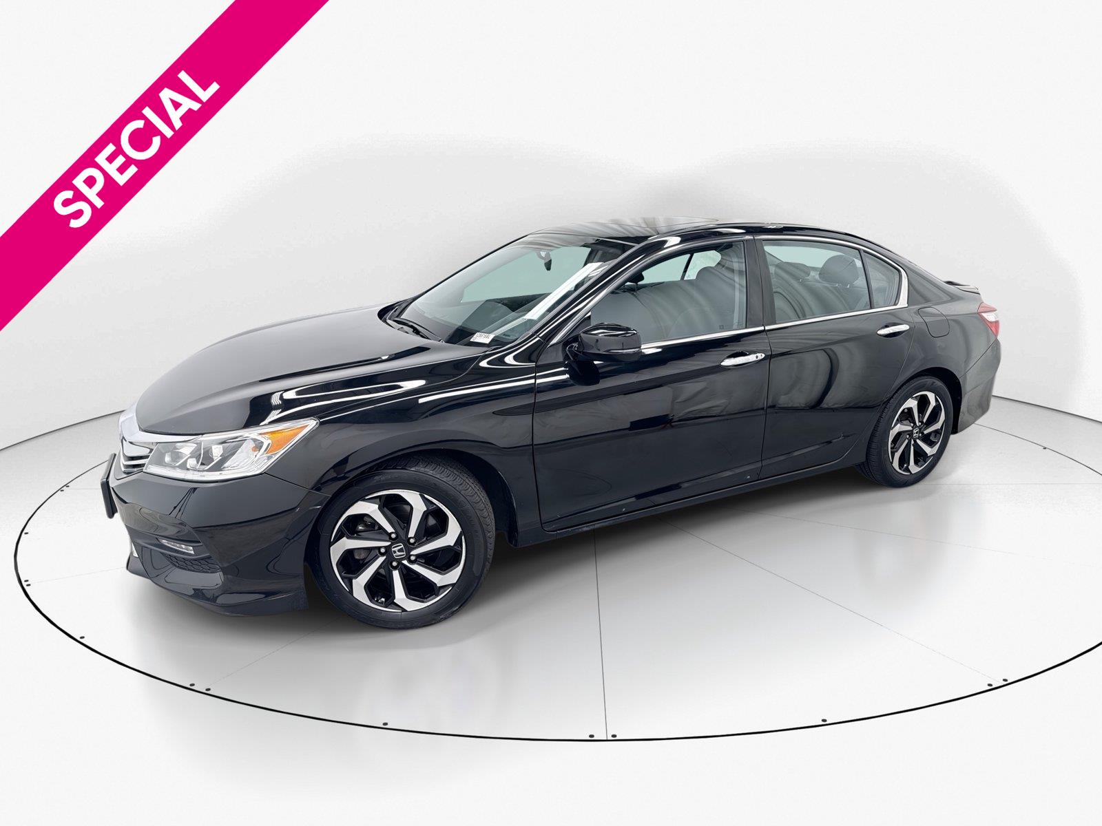 Crystal Black Pearl 2017 Honda Accord Sedan Front-Wheel Drive Continuously Variable Transmission