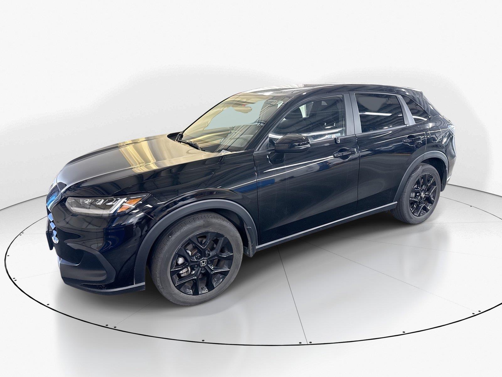 Crystal Black Pearl 2024 Honda HR-V SUV / Crossover All-Wheel Drive Continuously Variable Transmission