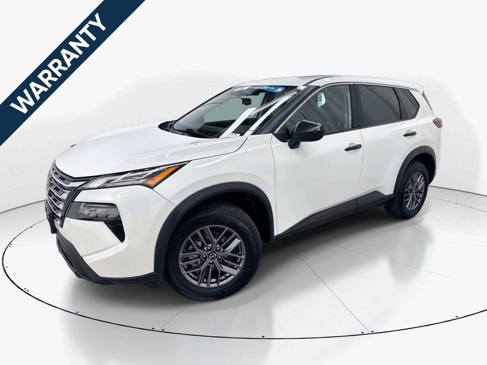 Glacier White 2024 Nissan Rogue SUV / Crossover All-Wheel Drive Continuously Variable Transmission