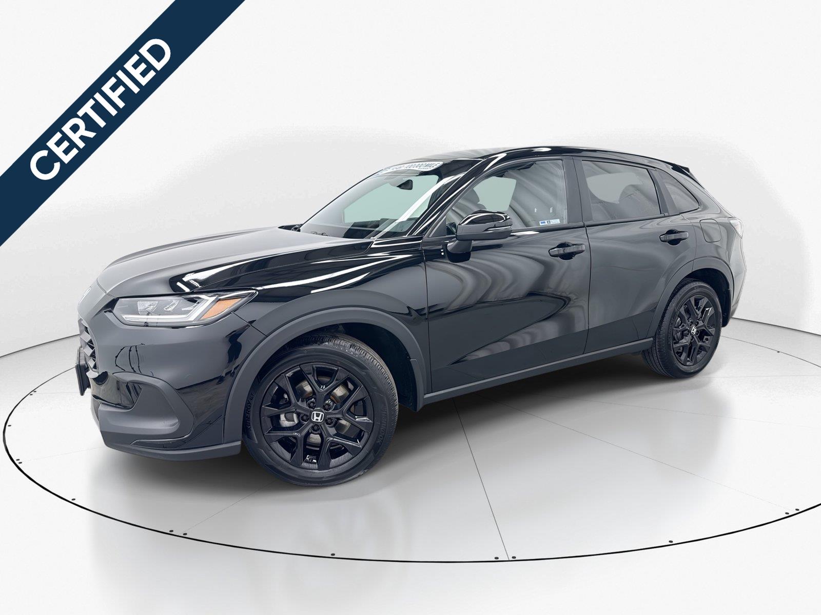 Crystal Black Pearl 2024 Honda HR-V SUV / Crossover All-Wheel Drive Continuously Variable Transmission