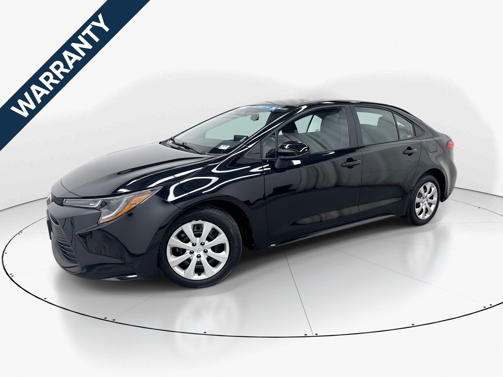 Midnight Black Metallic 2025 Toyota Corolla Sedan Front-Wheel Drive Continuously Variable Transmission