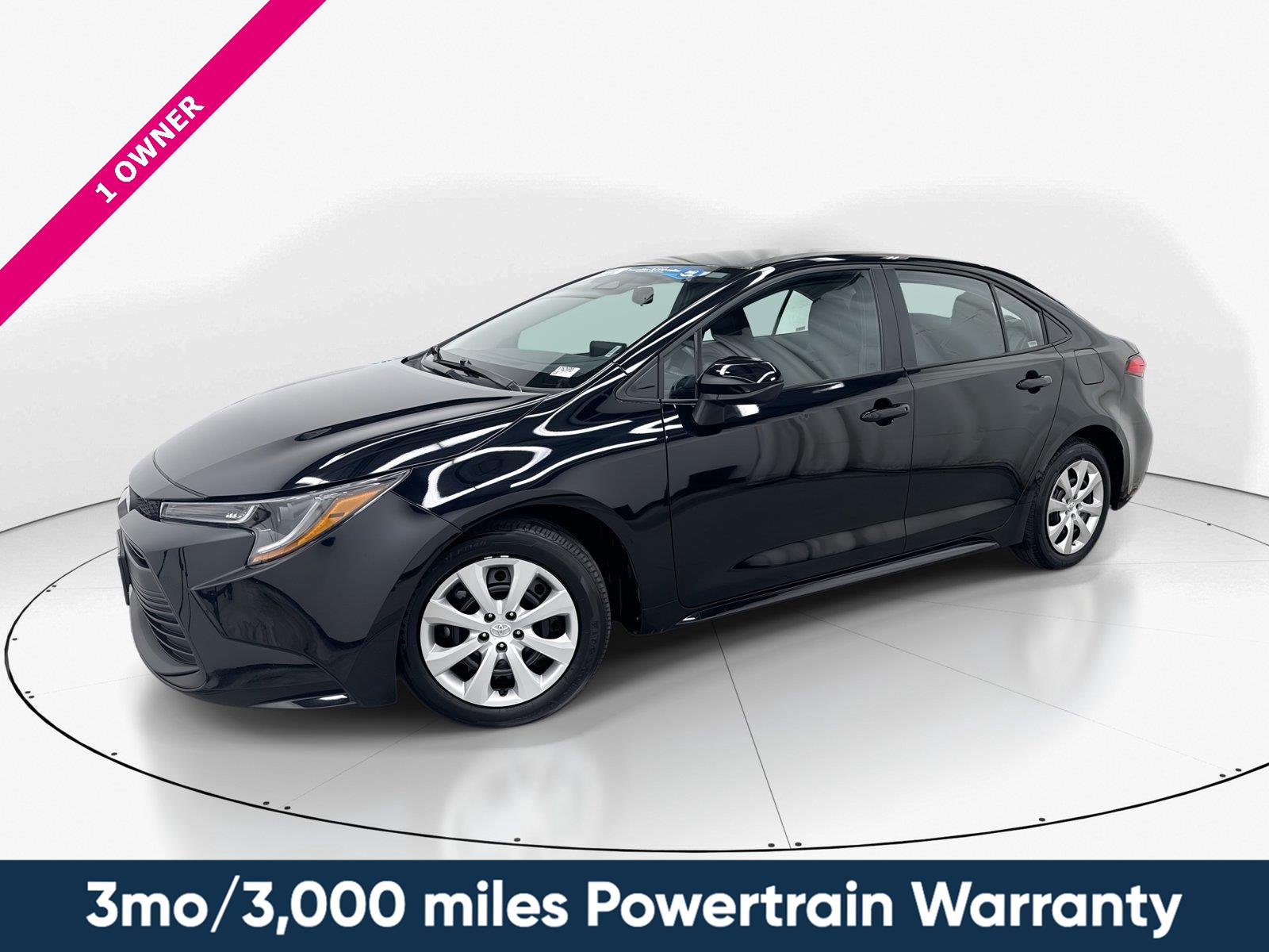 Midnight Black Metallic 2025 Toyota Corolla Sedan Front-Wheel Drive Continuously Variable Transmission