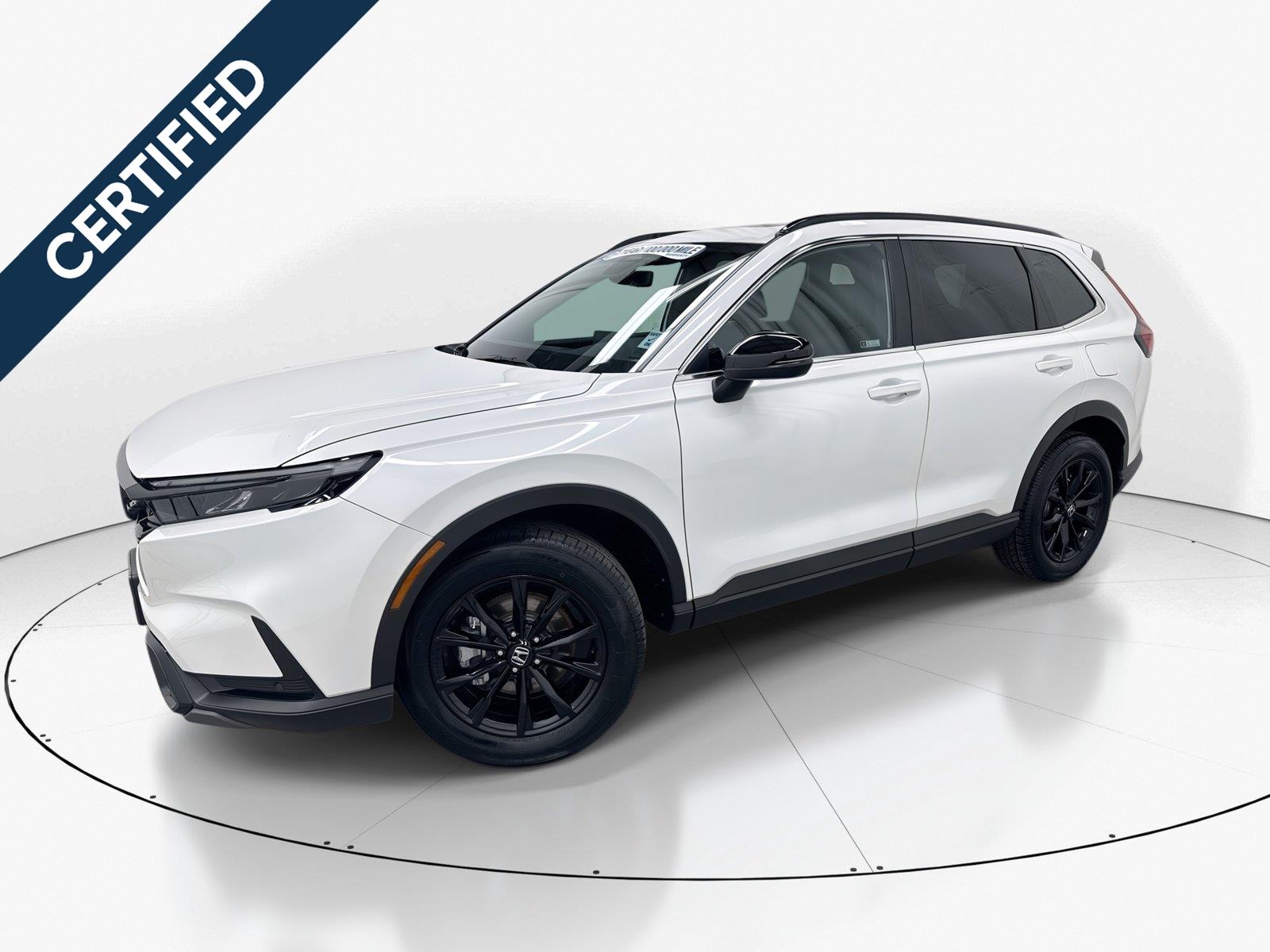 Platinum White Pearl 2024 Honda CR-V Hybrid SUV / Crossover All-Wheel Drive 1-Speed Dual Clutch