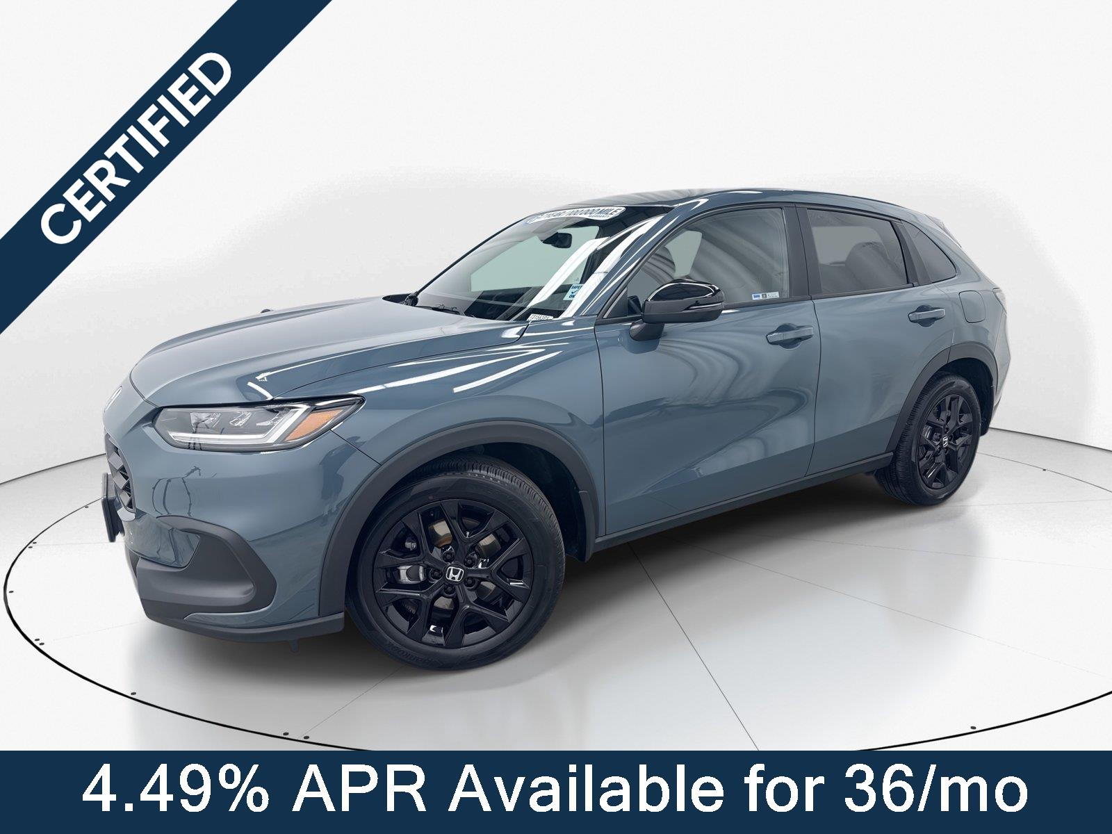 Nordic Forest Pearl 2024 Honda HR-V SUV / Crossover All-Wheel Drive Continuously Variable Transmission