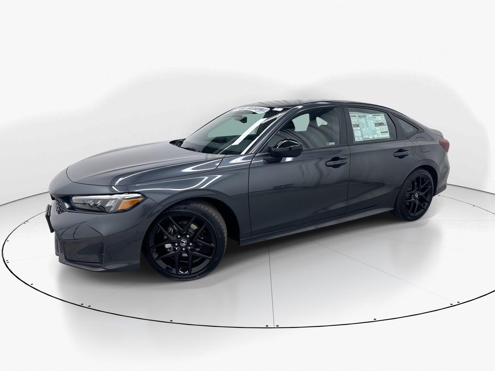 Meteorite Gray Metallic 2026 Honda Civic Sedan Front-Wheel Drive Continuously Variable Transmission