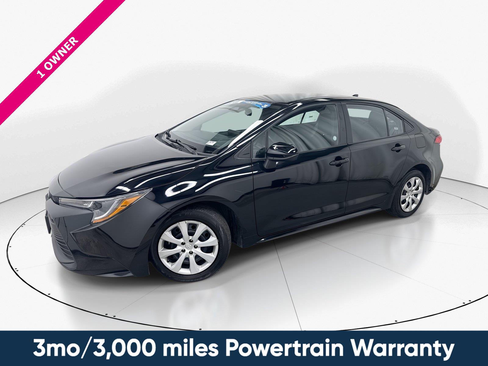 Midnight Black Metallic 2025 Toyota Corolla Sedan Front-Wheel Drive Continuously Variable Transmission