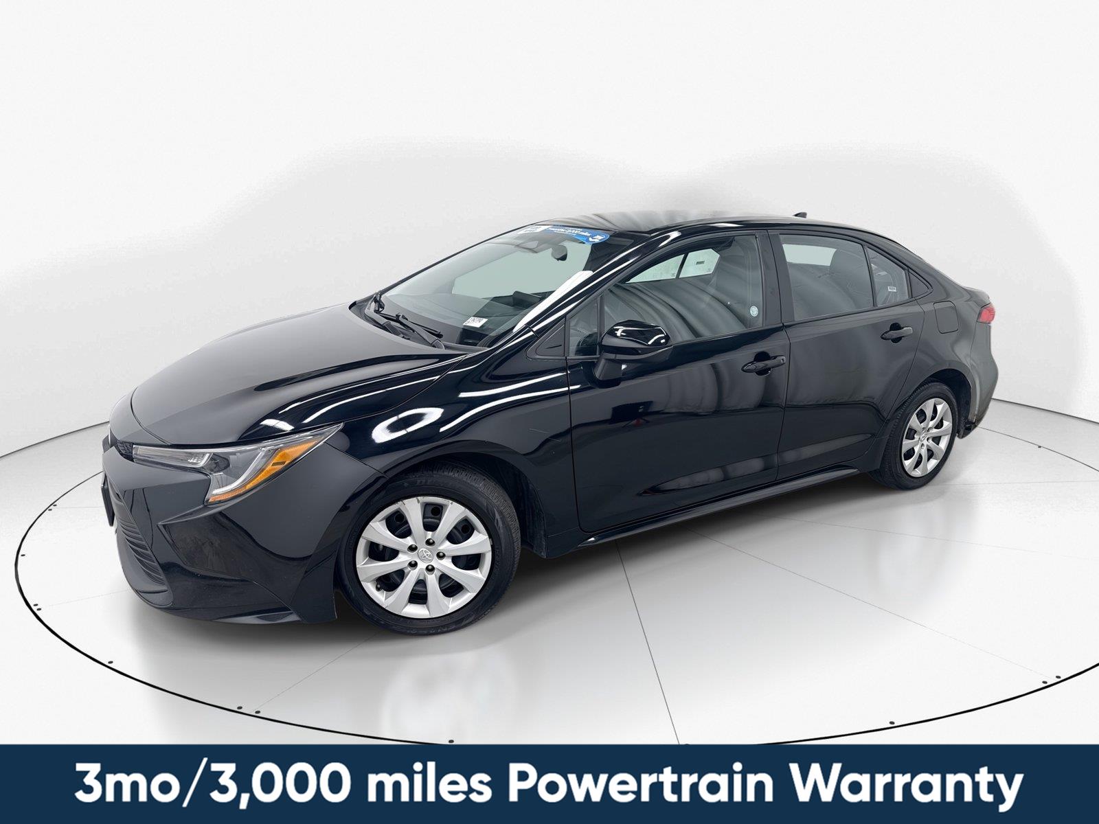 Midnight Black Metallic 2025 Toyota Corolla Sedan Front-Wheel Drive Continuously Variable Transmission