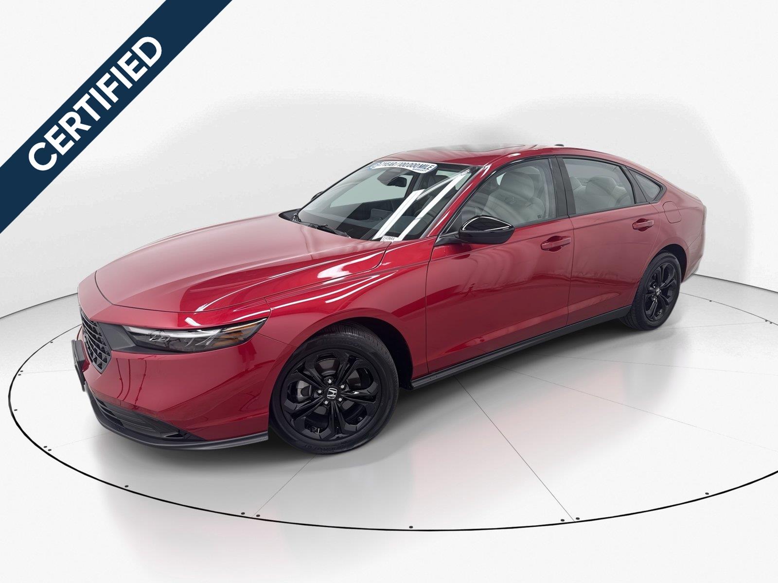 Radiant Red Metallic 2025 Honda Accord Sedan Front-Wheel Drive