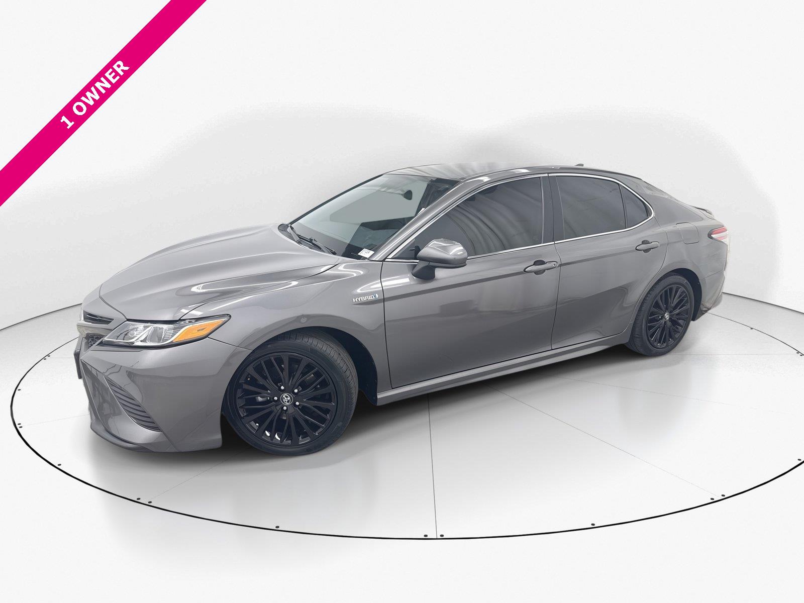 Predawn Gray Mica 2019 Toyota Camry Hybrid Sedan Front-Wheel Drive Continuously Variable Transmission