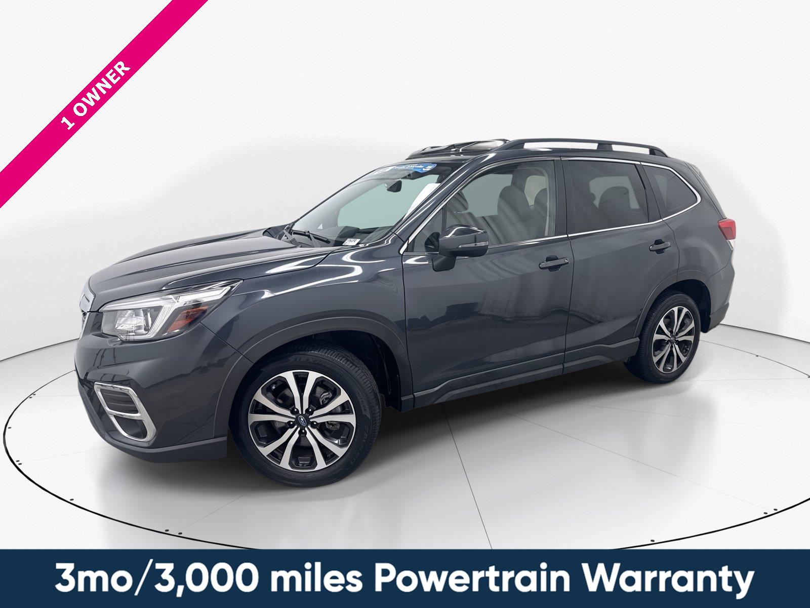 Dark Gray Metallic 2019 Subaru Forester SUV / Crossover All-Wheel Drive Continuously Variable Transmission