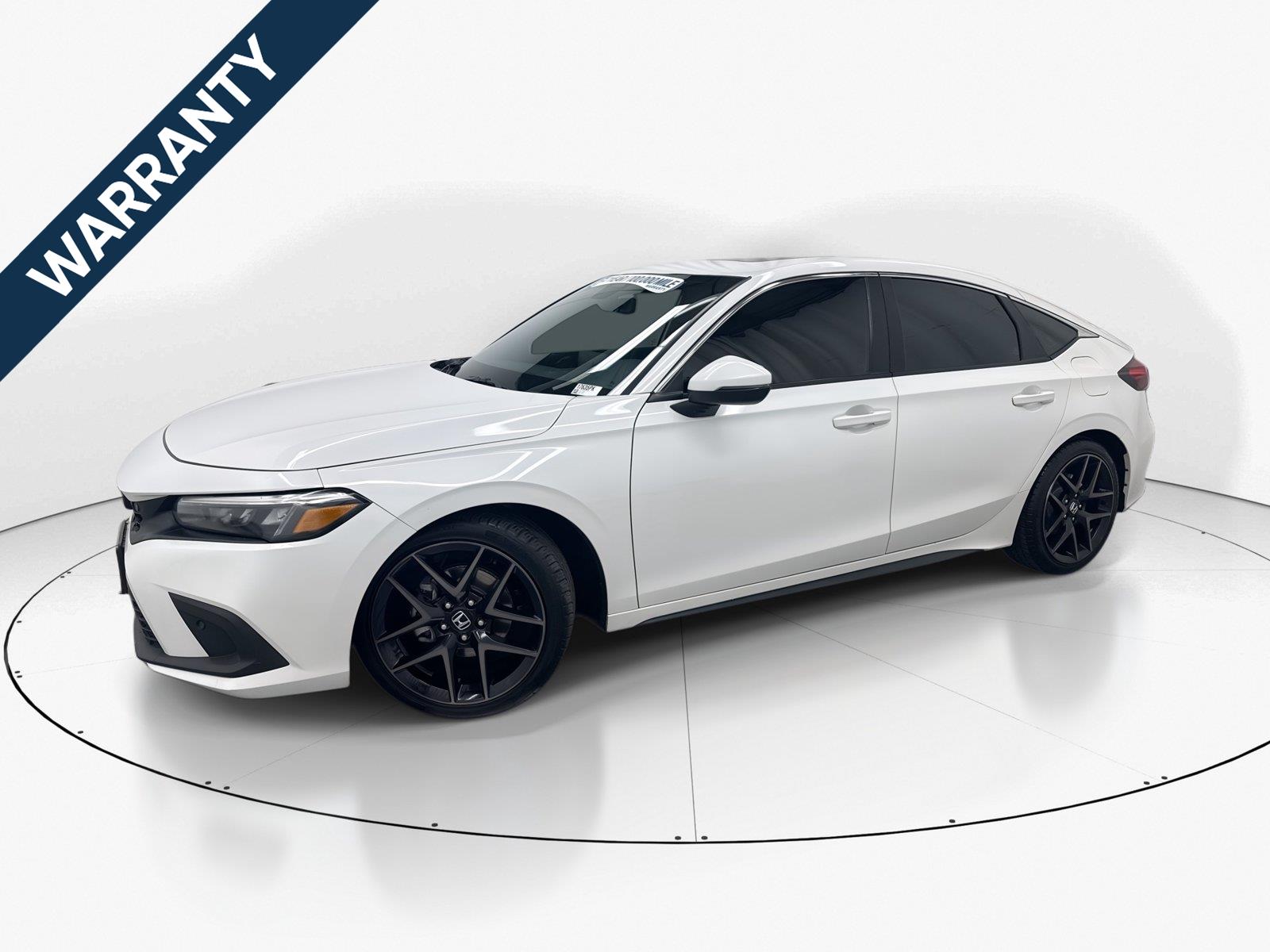 Platinum White Pearl 2024 Honda Civic Hatchback Hatchback Front-Wheel Drive 7-Speed CVT