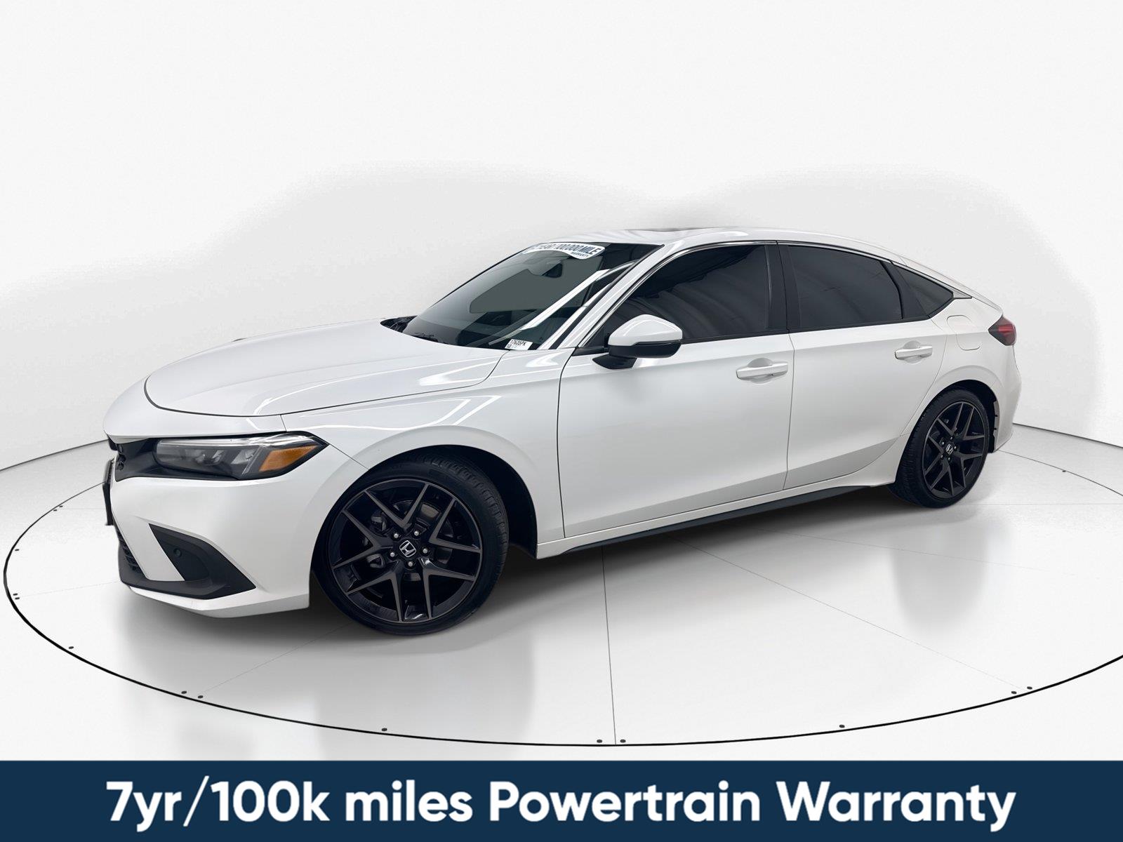 Platinum White Pearl 2024 Honda Civic Hatchback Hatchback Front-Wheel Drive 7-Speed CVT