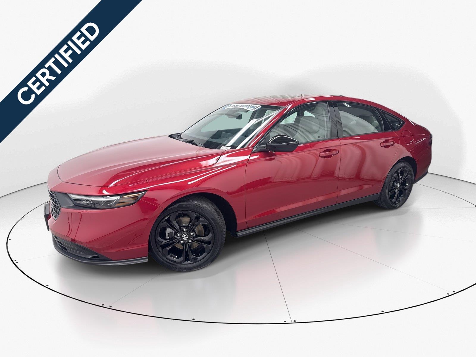 Radiant Red Metallic 2025 Honda Accord Sedan Front-Wheel Drive Continuously Variable Transmission