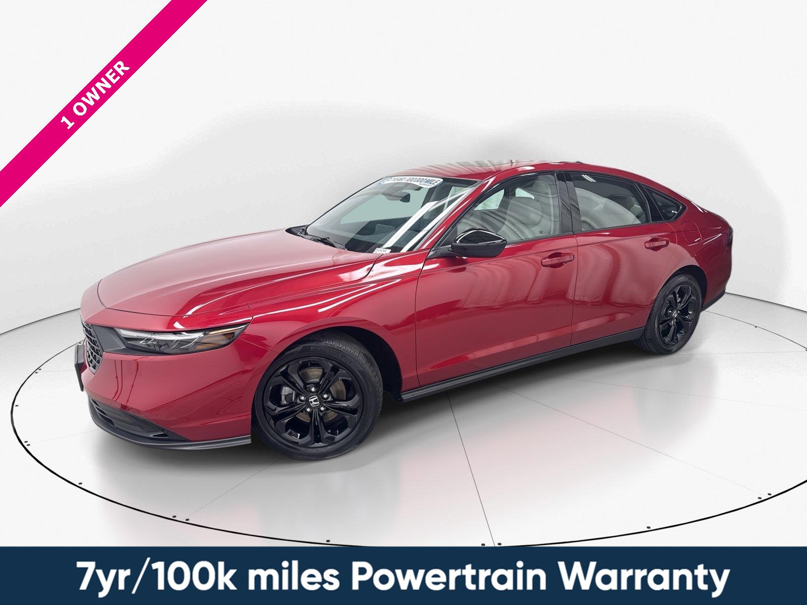Radiant Red Metallic 2025 Honda Accord Sedan Front-Wheel Drive Continuously Variable Transmission