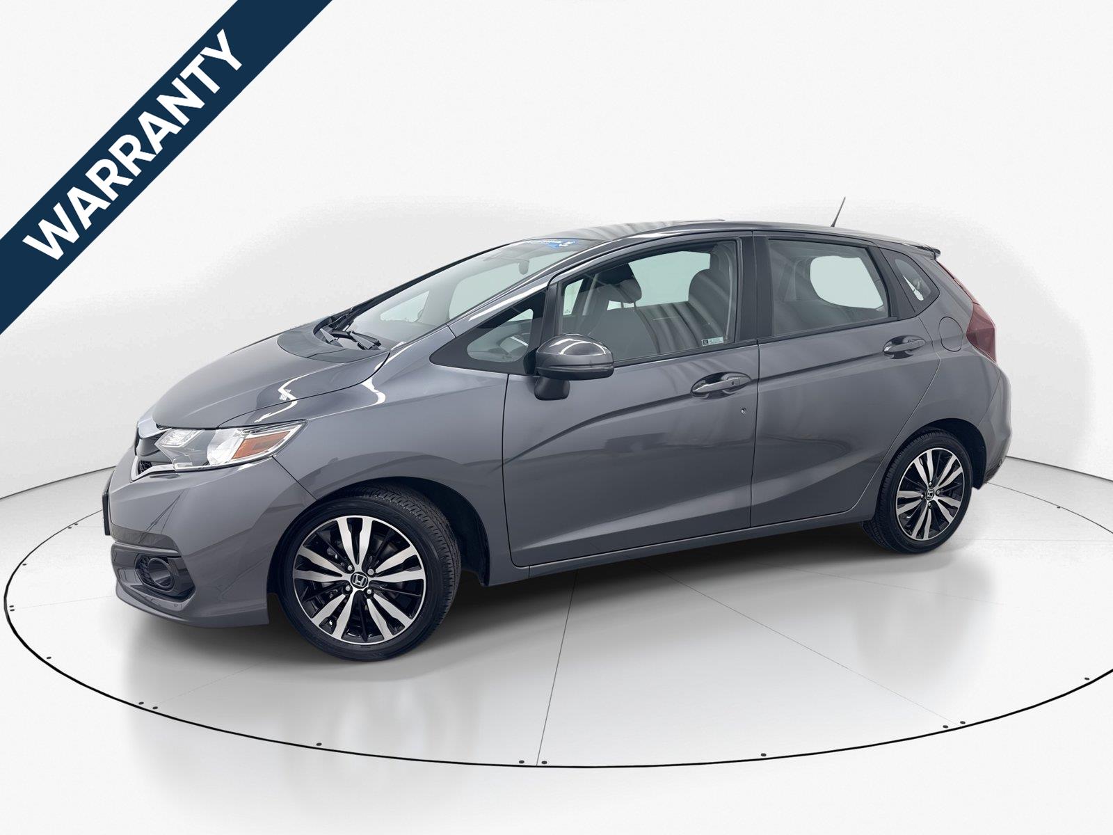 Gray (Modern Steel Metallic) 2019 Honda Fit Hatchback Front-Wheel Drive 7-Speed CVT