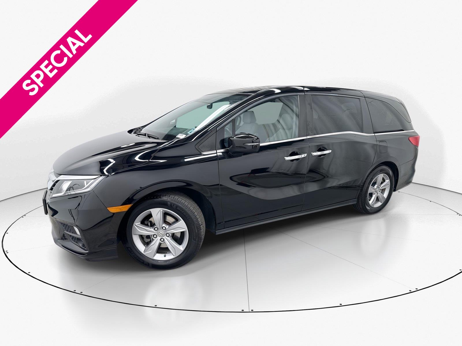 Crystal Black Pearl 2019 Honda Odyssey Minivan Front-Wheel Drive Automatic