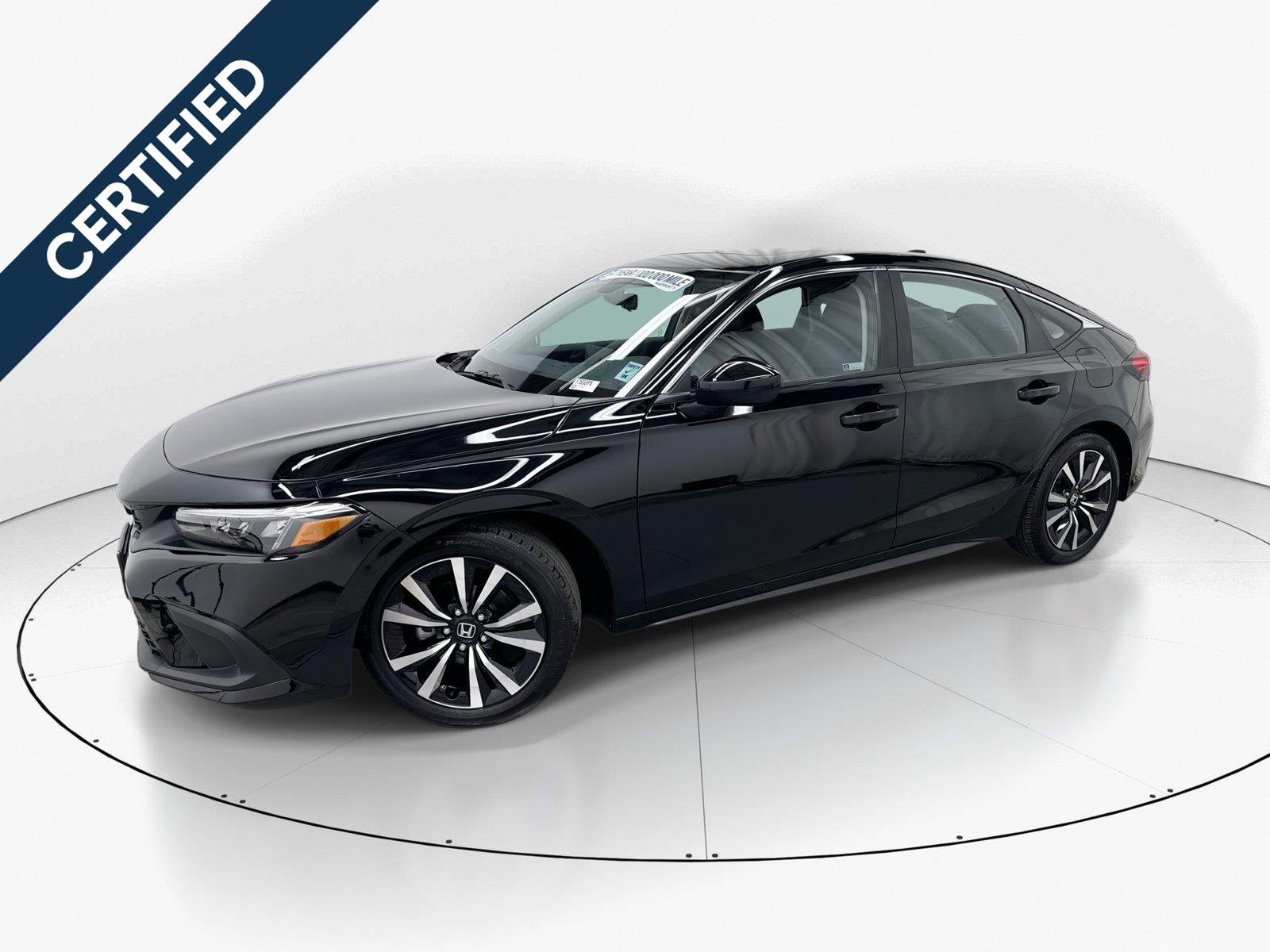 Crystal Black Pearl 2024 Honda Civic Hatchback Hatchback Front-Wheel Drive Continuously Variable Transmission