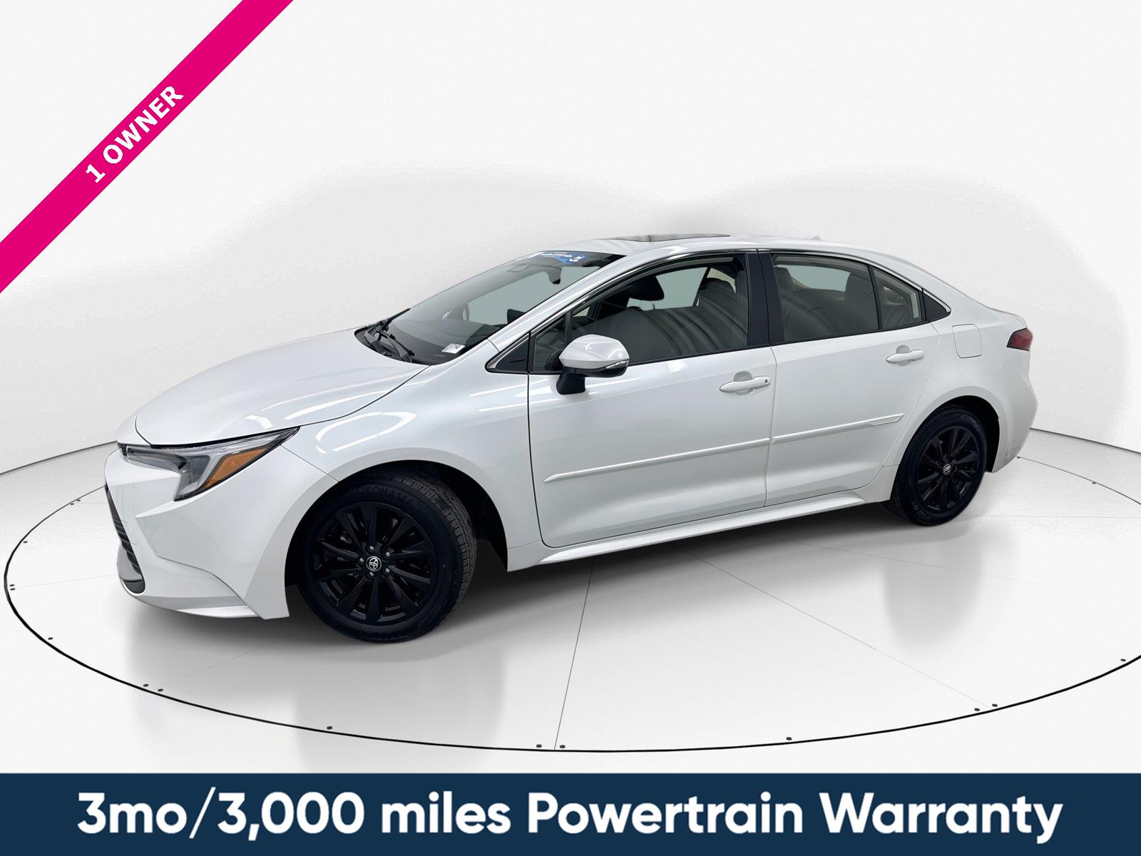 White (Wind Chill Pearl) 2025 Toyota Corolla Hybrid Sedan Front-Wheel Drive Continuously Variable Transmission