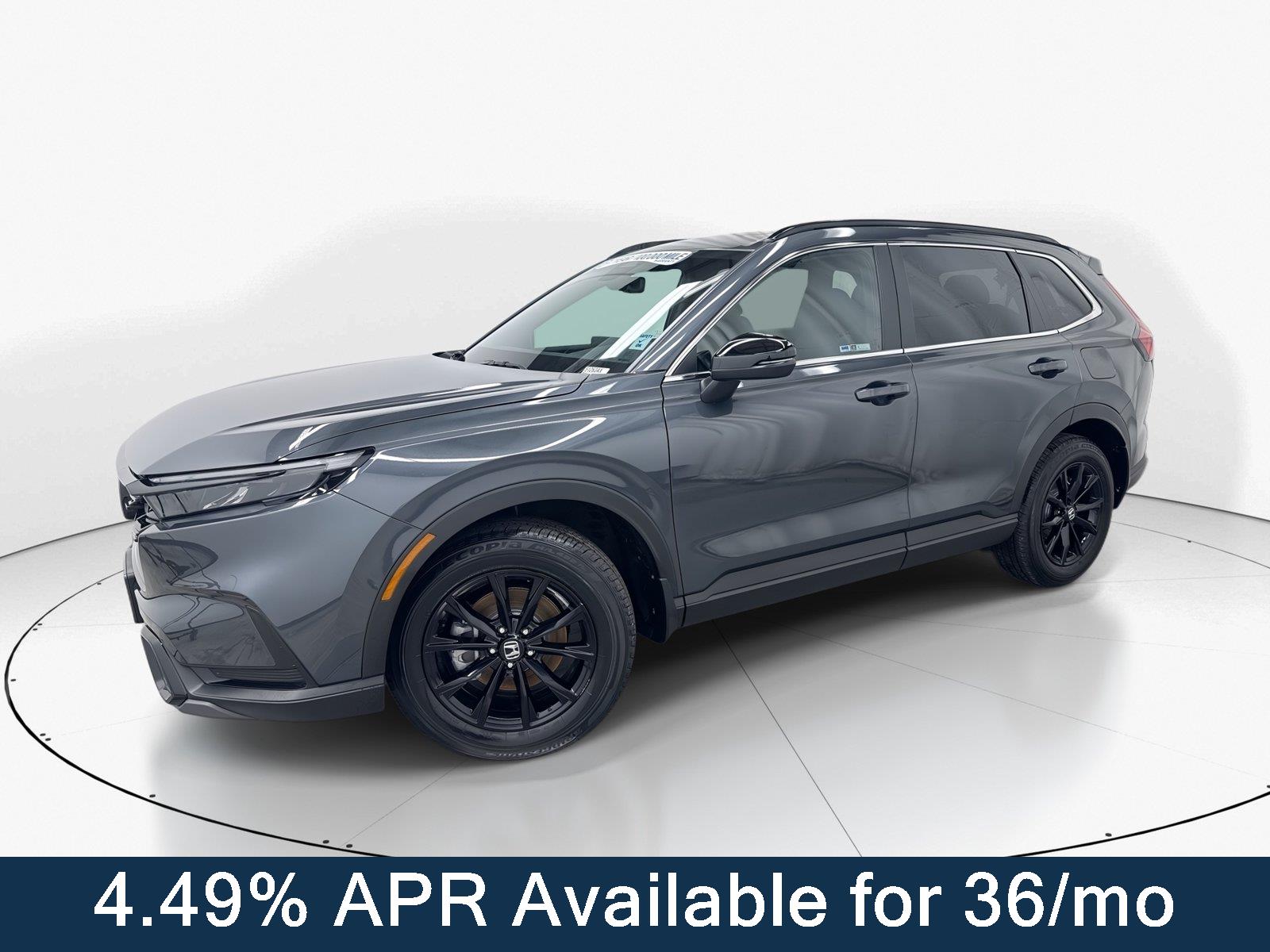 Meteorite Gray Metallic 2024 Honda CR-V Hybrid SUV / Crossover All-Wheel Drive Continuously Variable Transmission