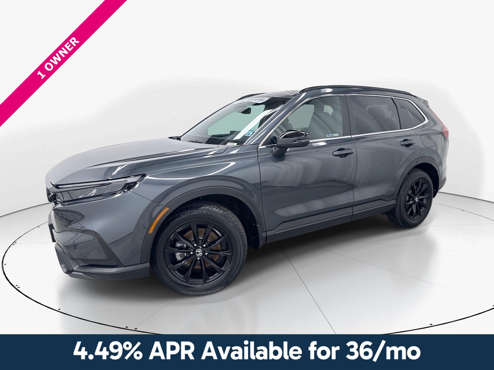 Meteorite Gray Metallic 2024 Honda CR-V Hybrid SUV / Crossover All-Wheel Drive Continuously Variable Transmission