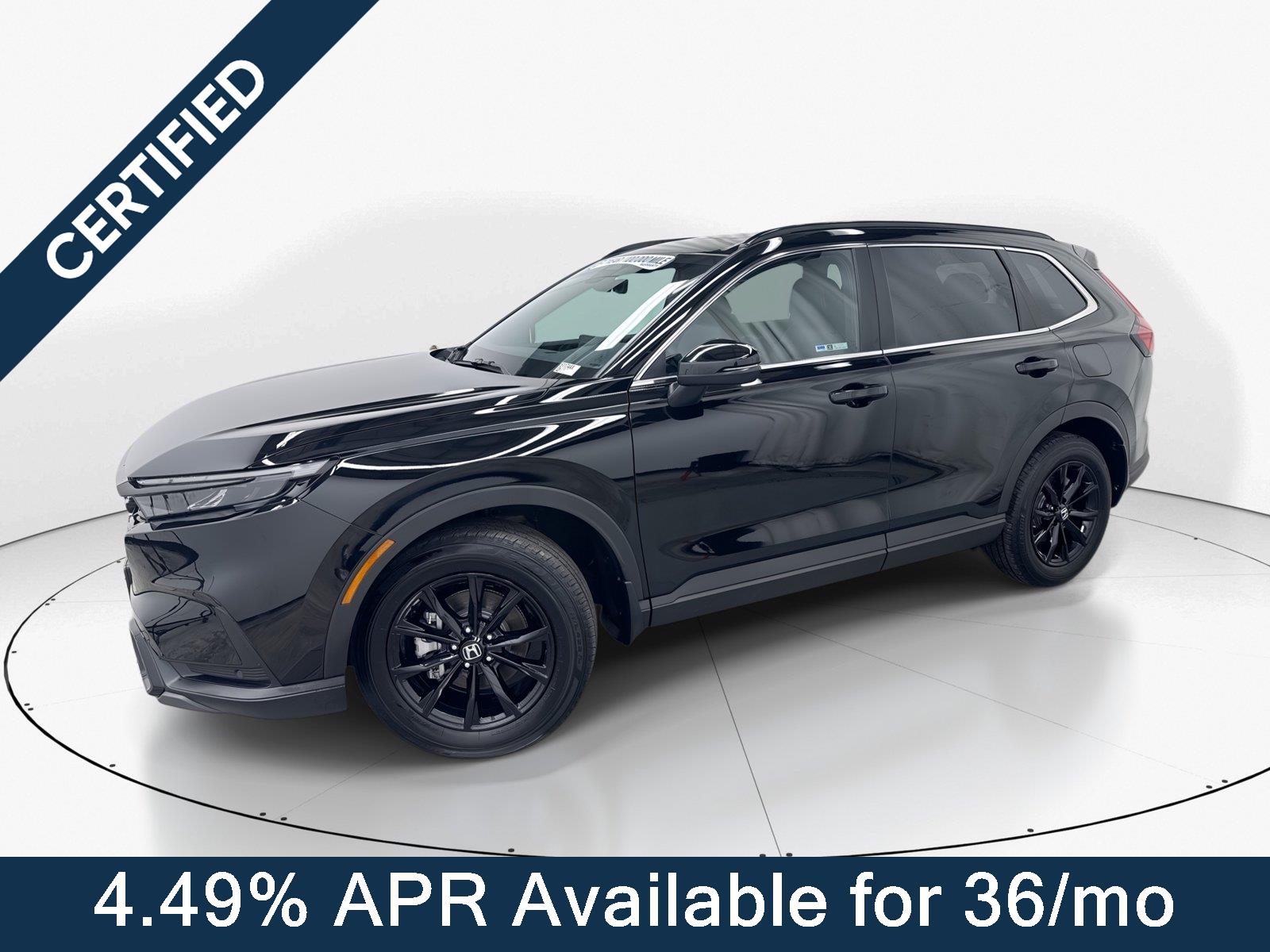 Crystal Black Pearl 2024 Honda CR-V Hybrid SUV / Crossover All-Wheel Drive 1-Speed Dual Clutch