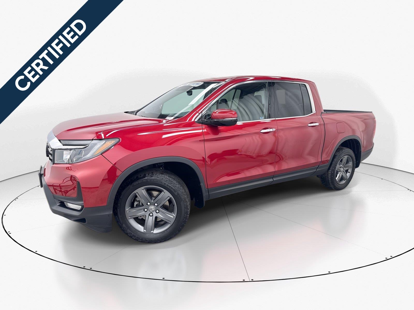 Radiant Red Metallic II 2023 Honda Ridgeline Pickup Truck All-Wheel Drive Automatic