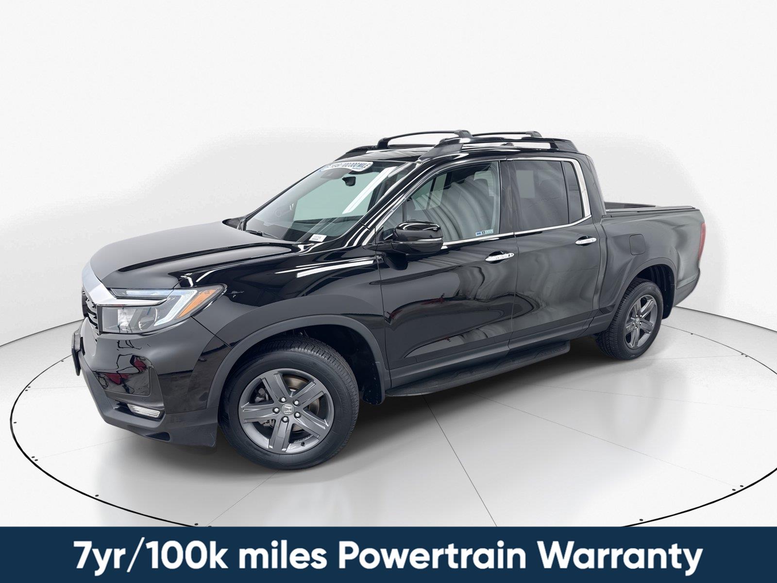 Crystal Black Pearl 2022 Honda Ridgeline Pickup Truck All-Wheel Drive 9-Speed Automatic