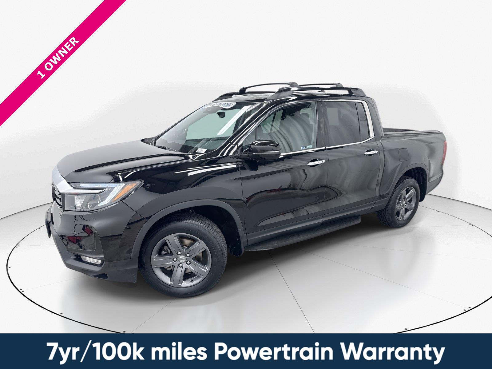 Crystal Black Pearl 2022 Honda Ridgeline Pickup Truck All-Wheel Drive 9-Speed Automatic