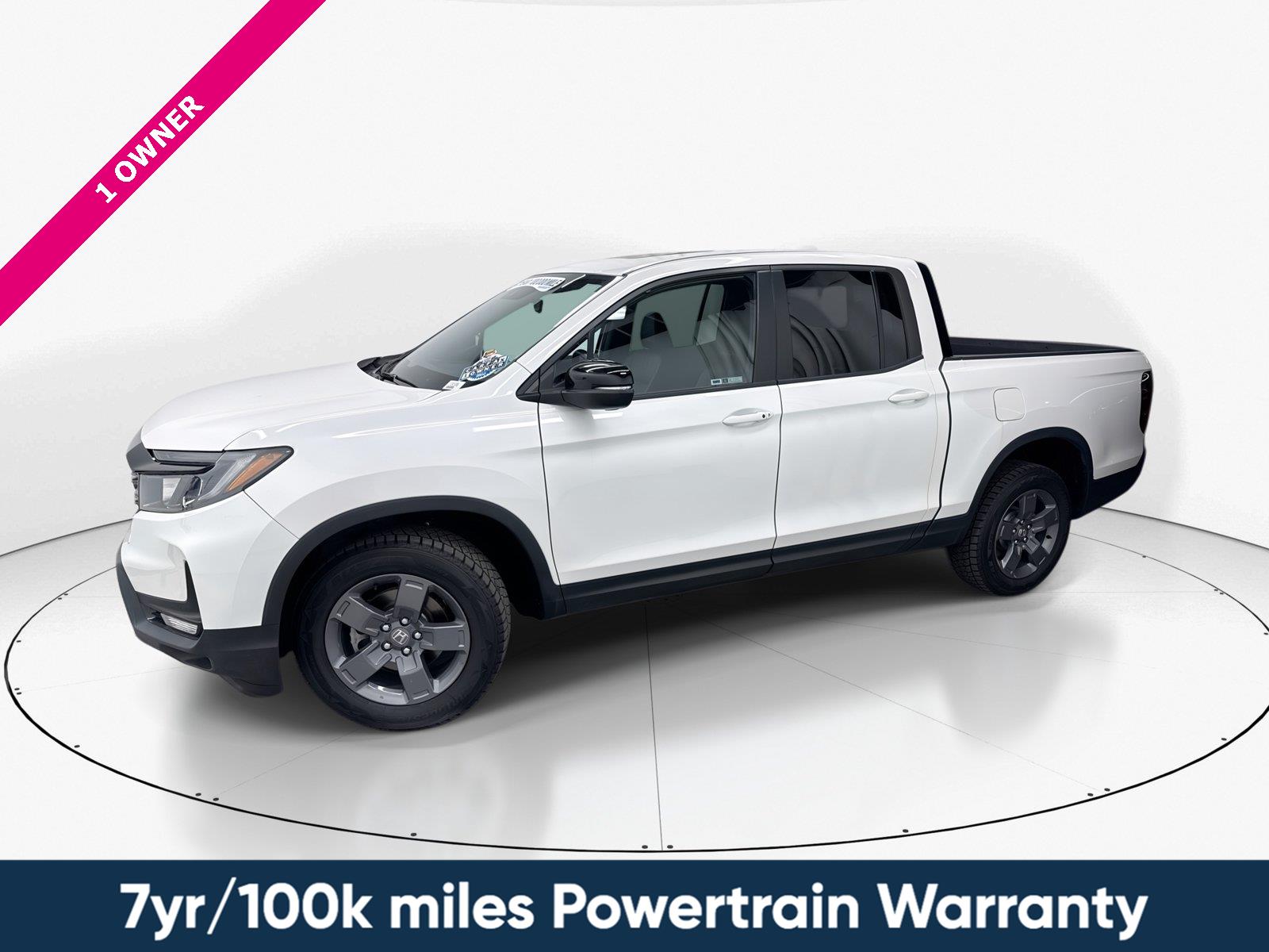 Platinum White Pearl 2024 Honda Ridgeline Pickup Truck All-Wheel Drive 9-Speed Automatic