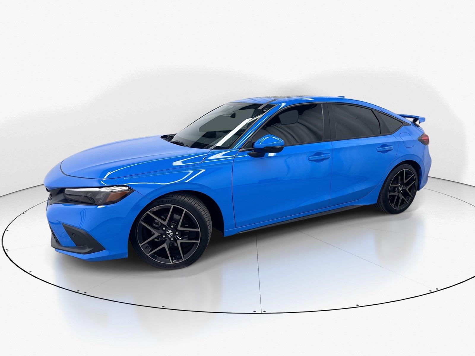 Boost Blue Pearl 2022 Honda Civic Hatchback Hatchback Front-Wheel Drive Continuously Variable Transmission