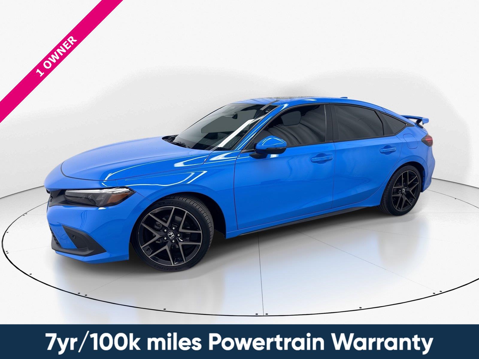 Boost Blue Pearl 2022 Honda Civic Hatchback Hatchback Front-Wheel Drive Continuously Variable Transmission