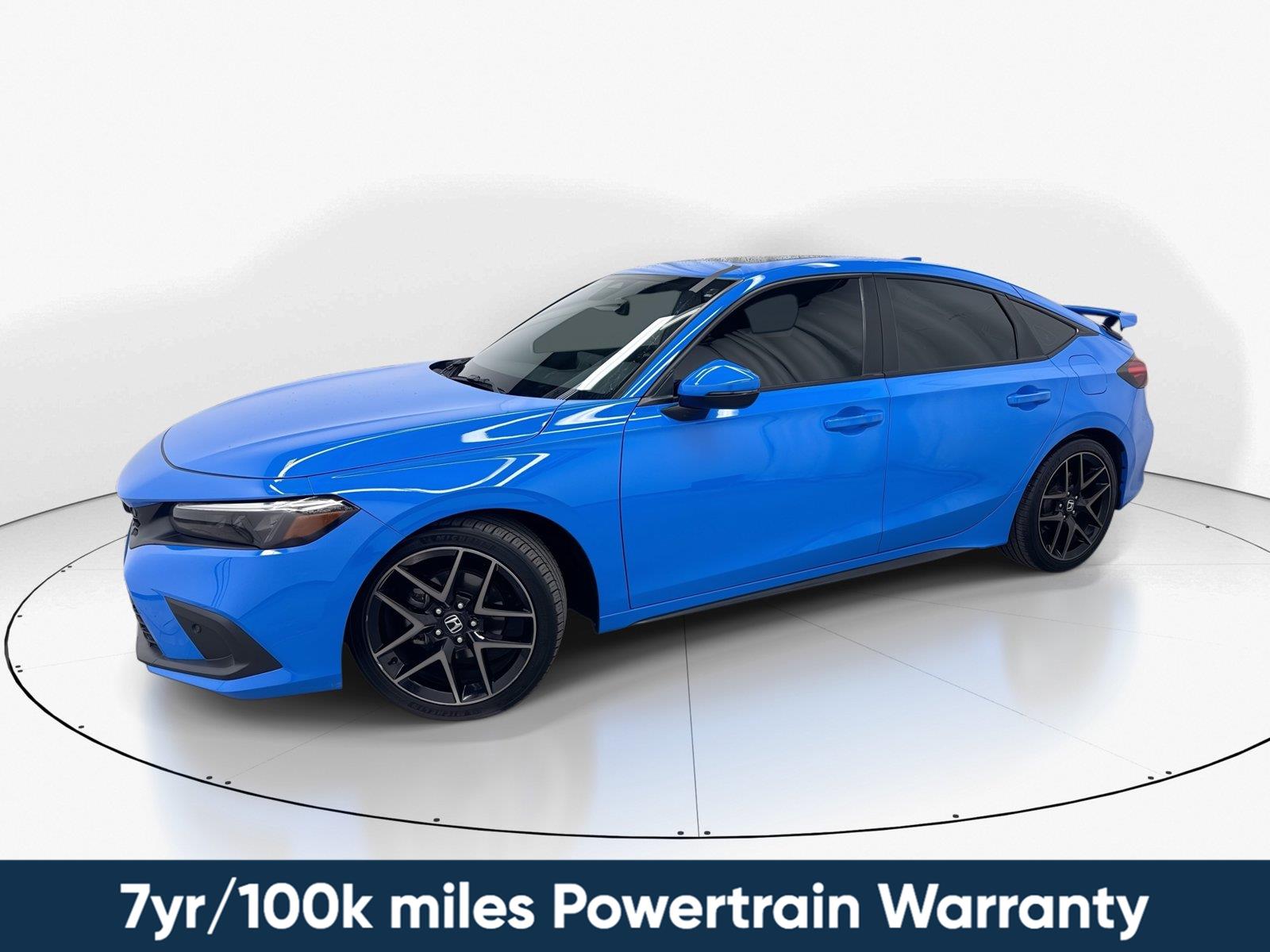 Boost Blue Pearl 2022 Honda Civic Hatchback Hatchback Front-Wheel Drive Continuously Variable Transmission