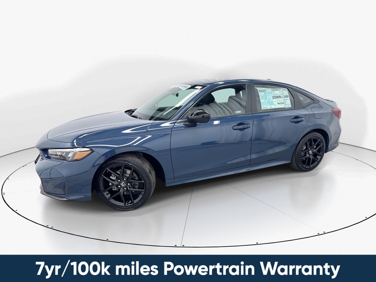 Blue Lagoon Pearl 2026 Honda Civic Hybrid Sedan Front-Wheel Drive Continuously Variable Transmission