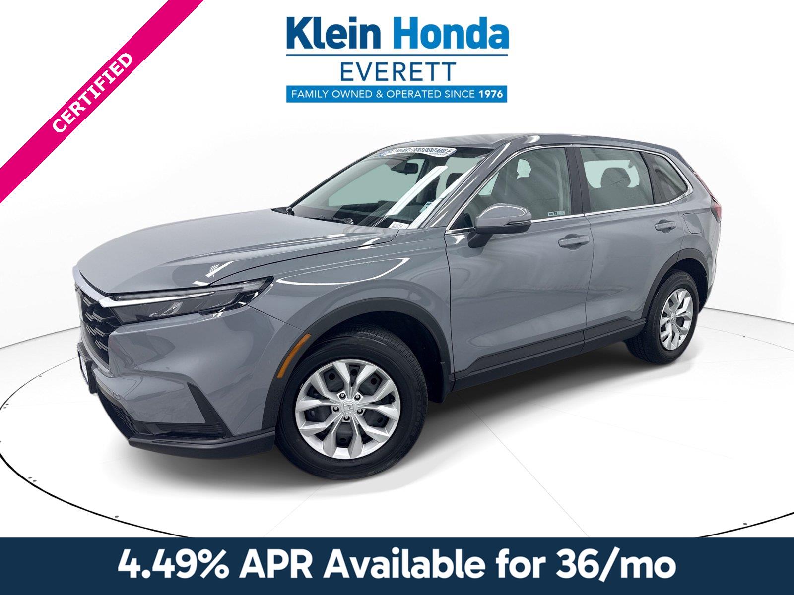 Urban Gray Pearl 2024 Honda CR-V SUV / Crossover All-Wheel Drive Continuously Variable Transmission