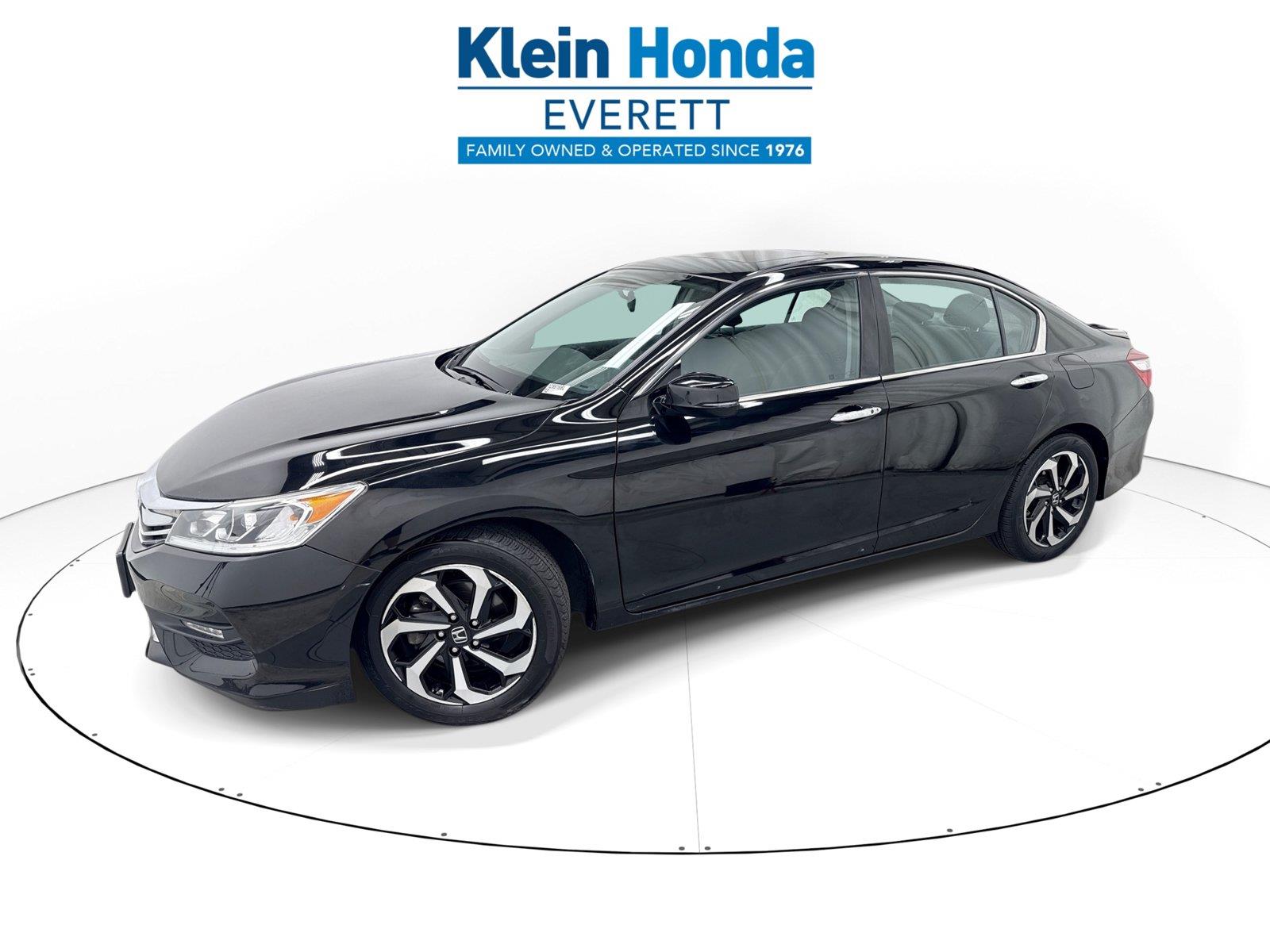 Crystal Black Pearl 2017 Honda Accord Sedan Front-Wheel Drive Continuously Variable Transmission