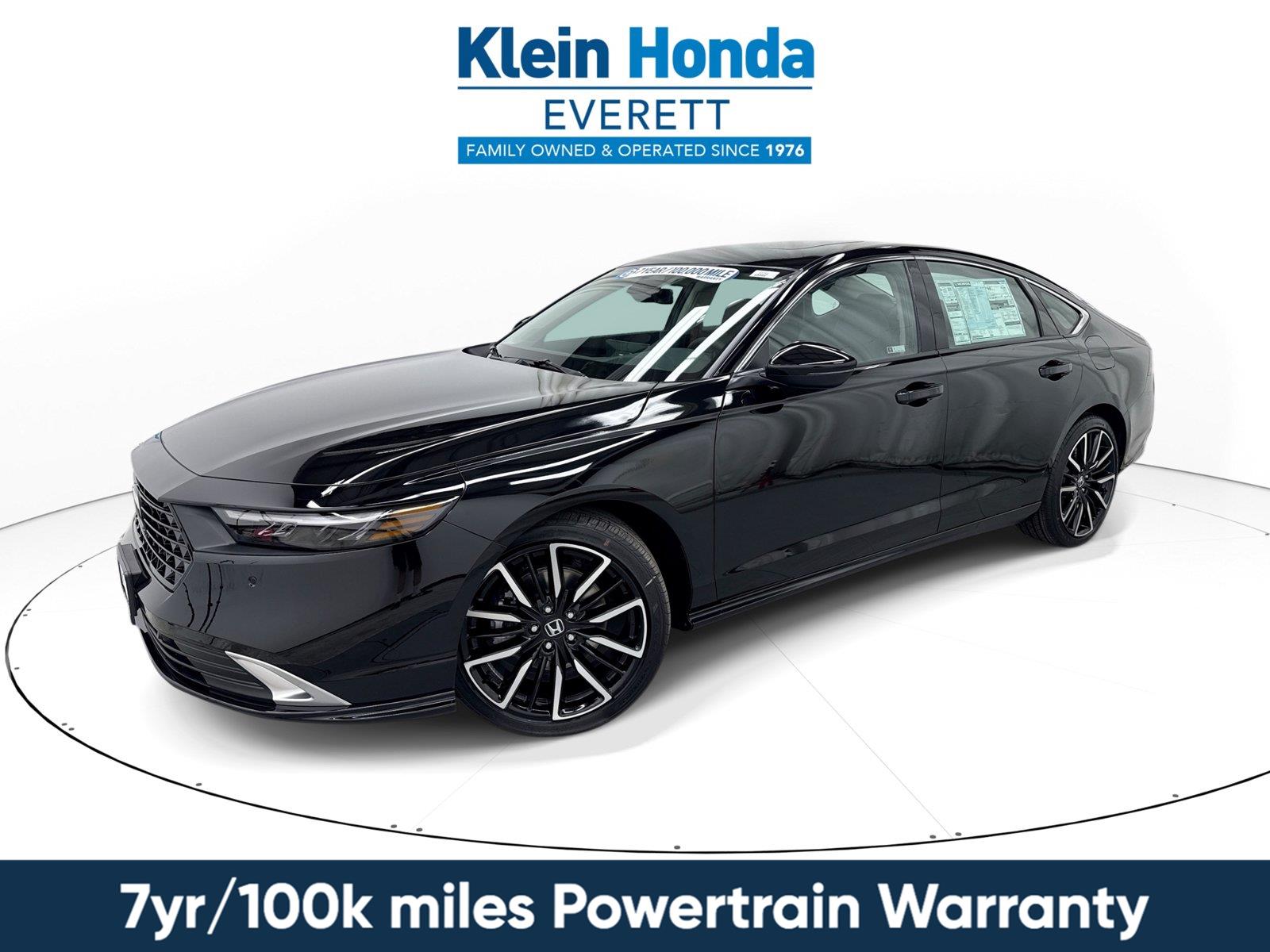 Crystal Black Pearl 2026 Honda Accord Hybrid Sedan Front-Wheel Drive 1-Speed Dual Clutch