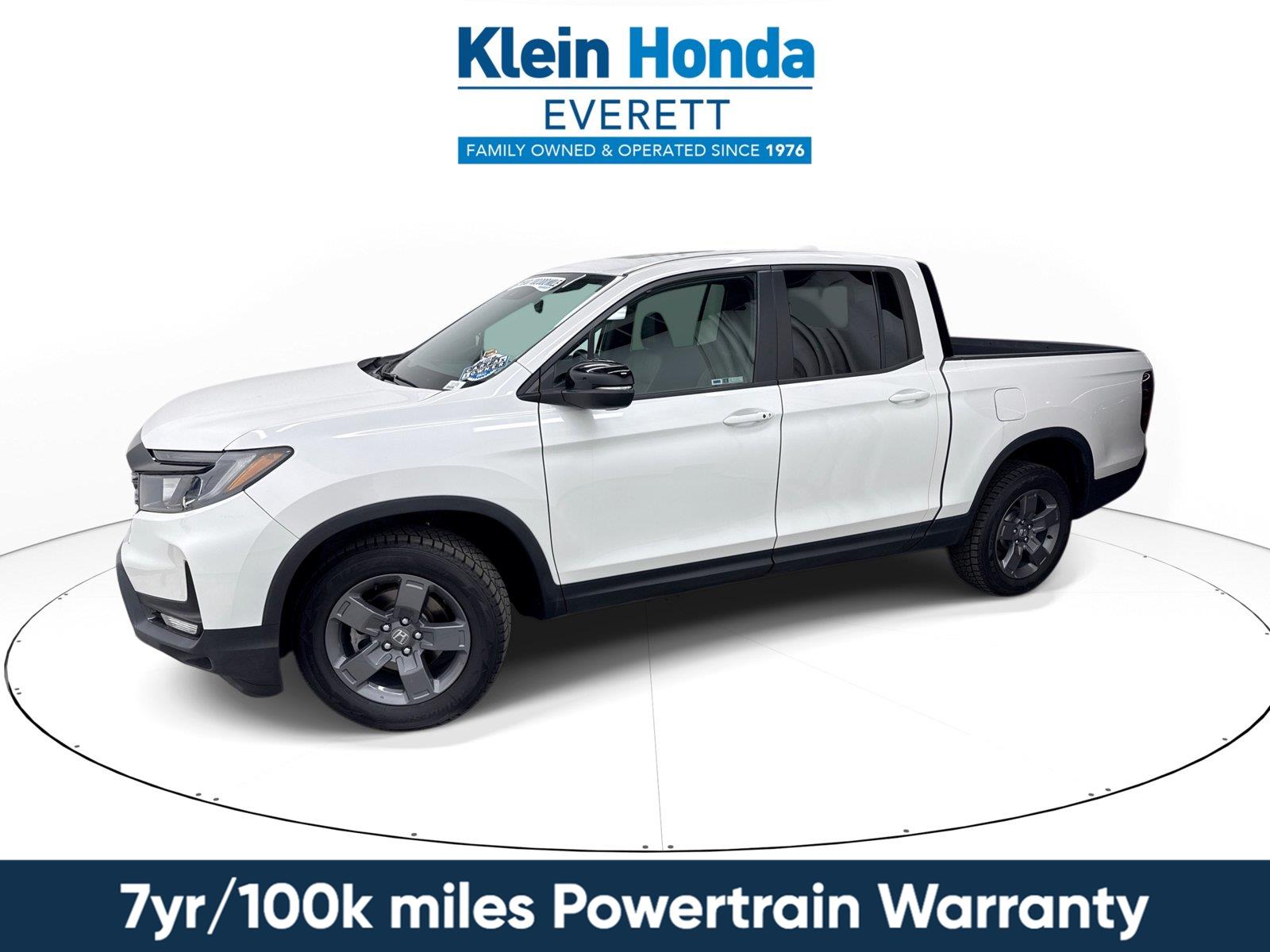 Platinum White Pearl 2024 Honda Ridgeline Pickup Truck All-Wheel Drive 9-Speed Automatic