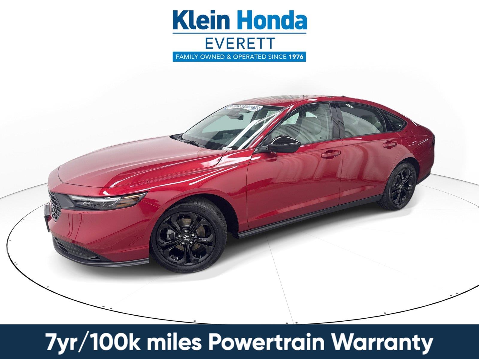 Radiant Red Metallic 2025 Honda Accord Sedan Front-Wheel Drive Continuously Variable Transmission