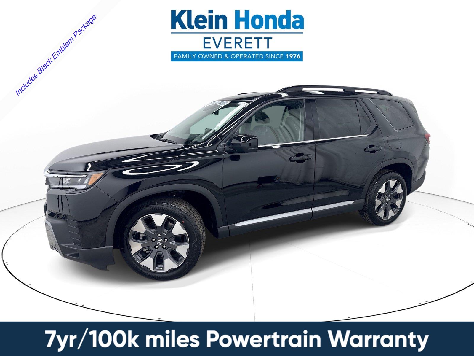 Crystal Black Pearl 2026 Honda Pilot SUV / Crossover All-Wheel Drive Automatic