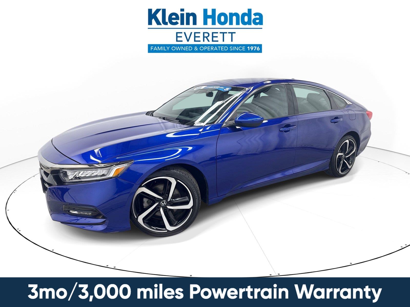 Still Night Pearl 2019 Honda Accord Sedan Front-Wheel Drive 7-Speed CVT