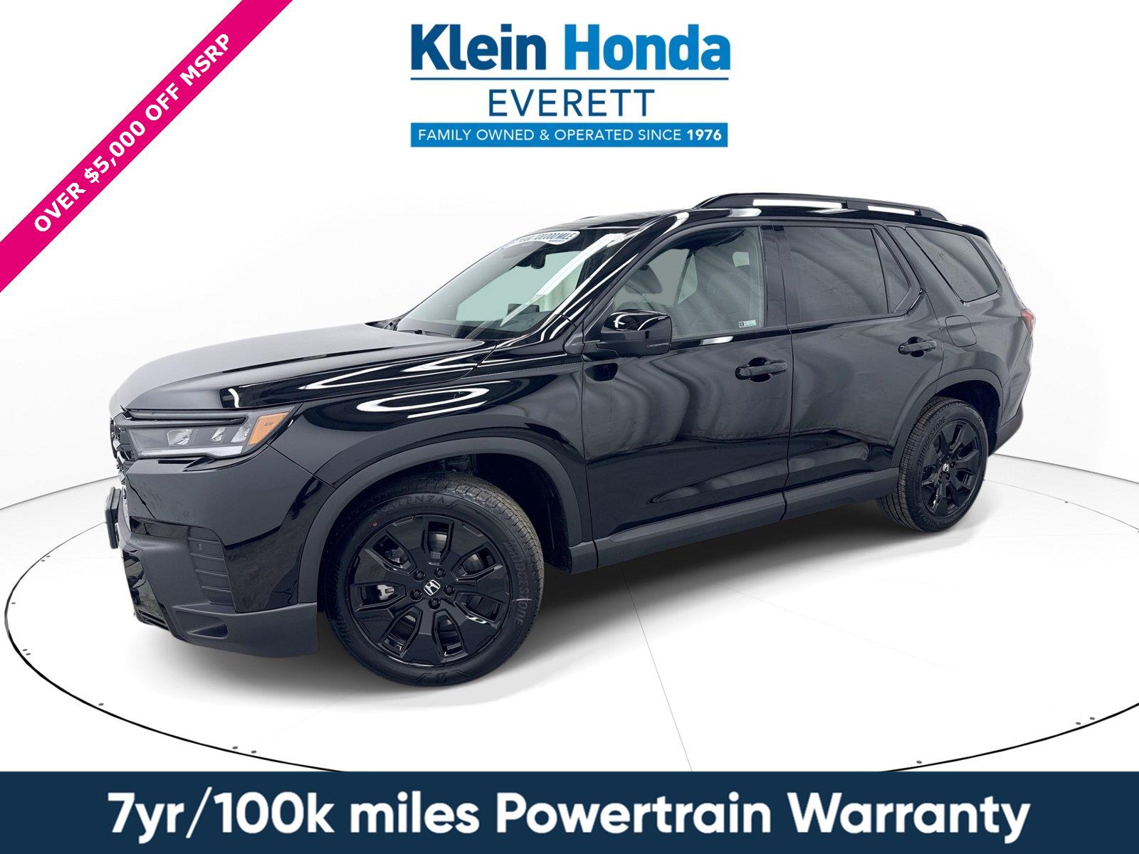 Crystal Black Pearl 2026 Honda Pilot SUV / Crossover All-Wheel Drive Automatic