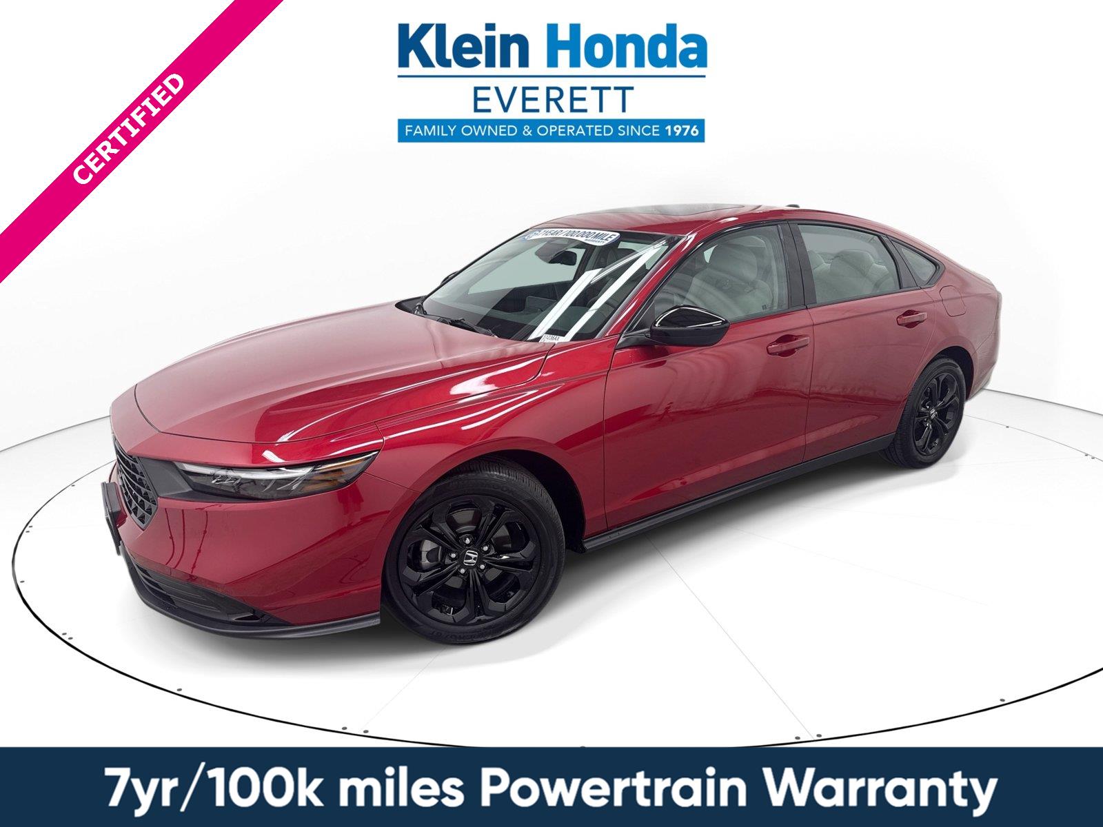 Radiant Red Metallic 2025 Honda Accord Sedan Front-Wheel Drive