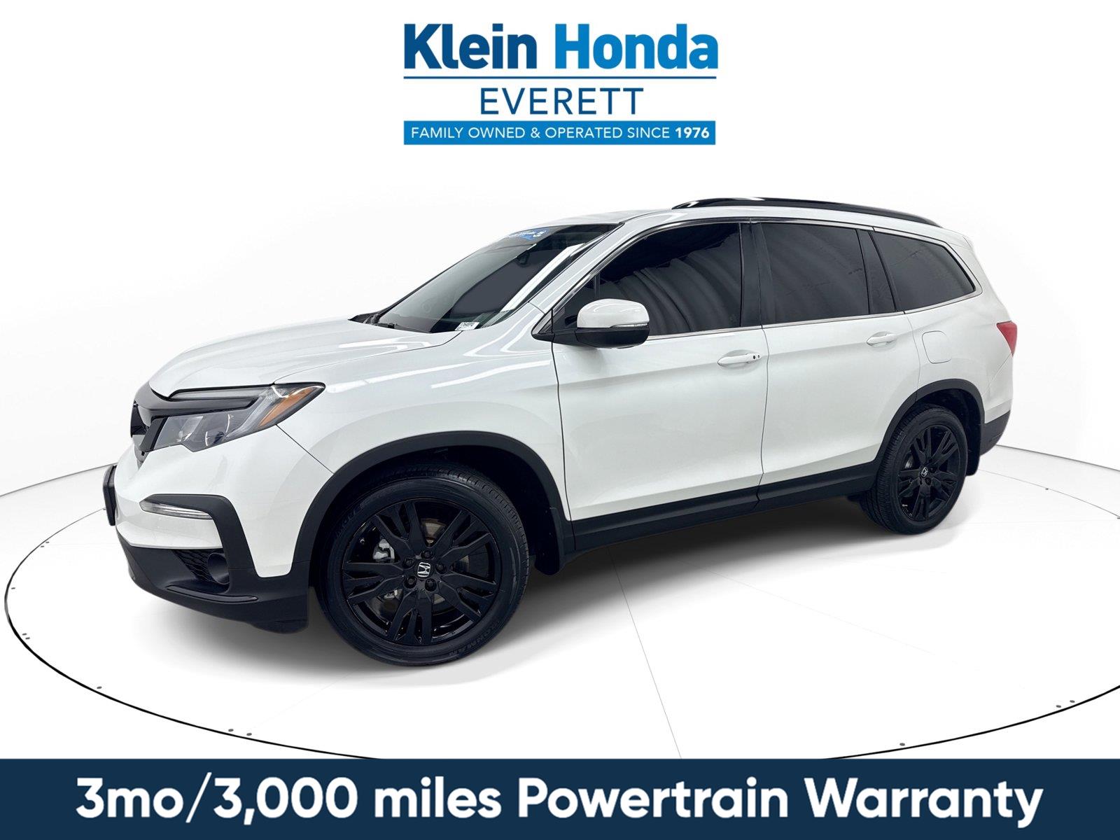 Platinum White Pearl 2021 Honda Pilot SUV / Crossover All-Wheel Drive Automatic