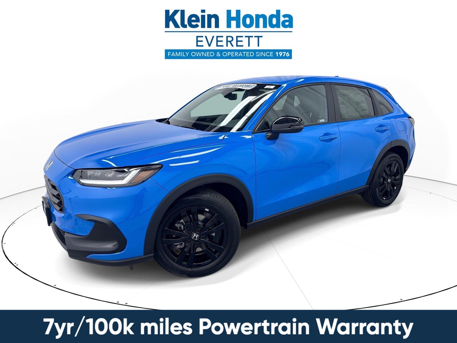 Boost Blue Pearl 2027 Honda HR-V SUV / Crossover All-Wheel Drive Continuously Variable Transmission