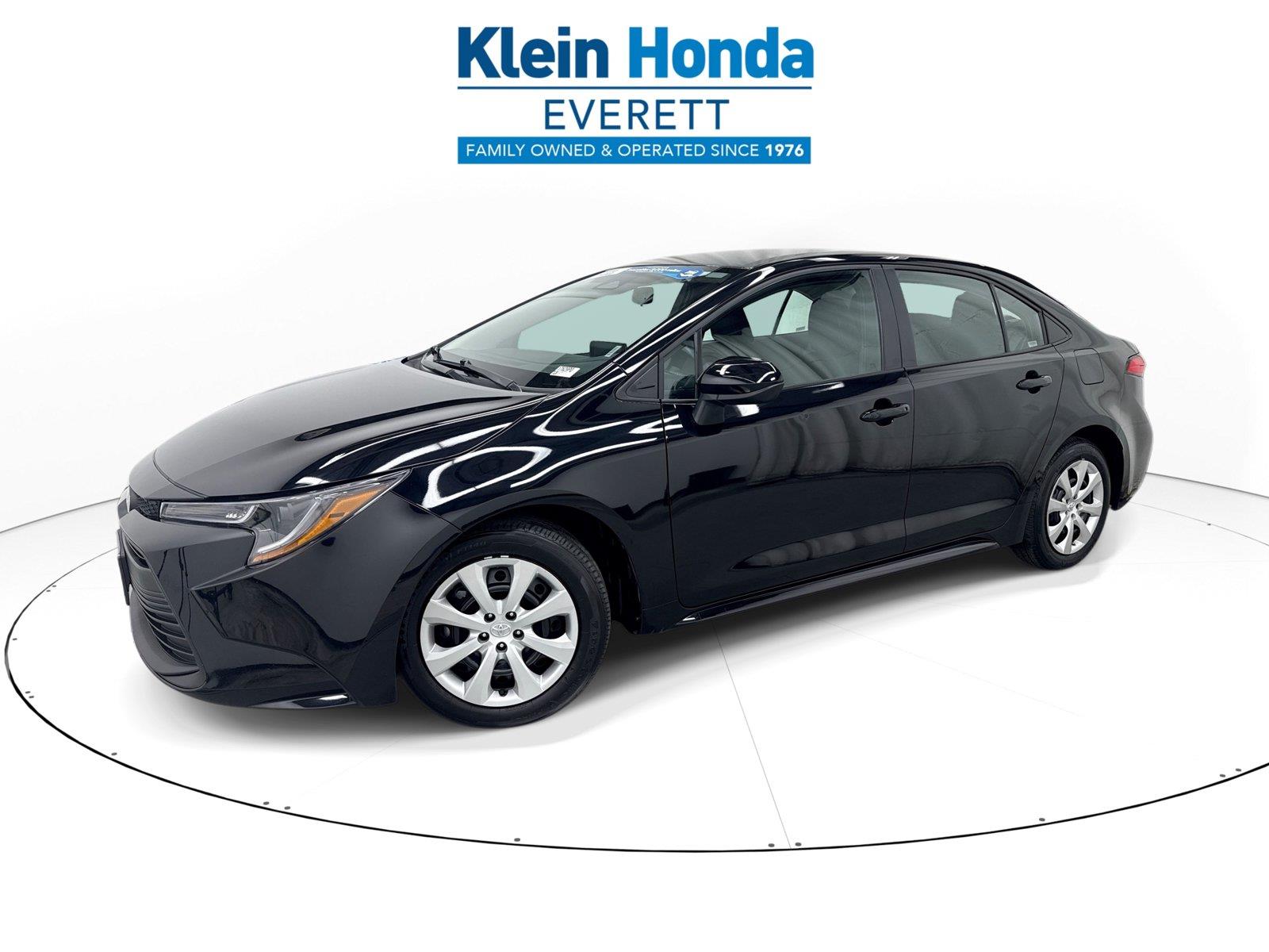 Midnight Black Metallic 2025 Toyota Corolla Sedan Front-Wheel Drive Continuously Variable Transmission