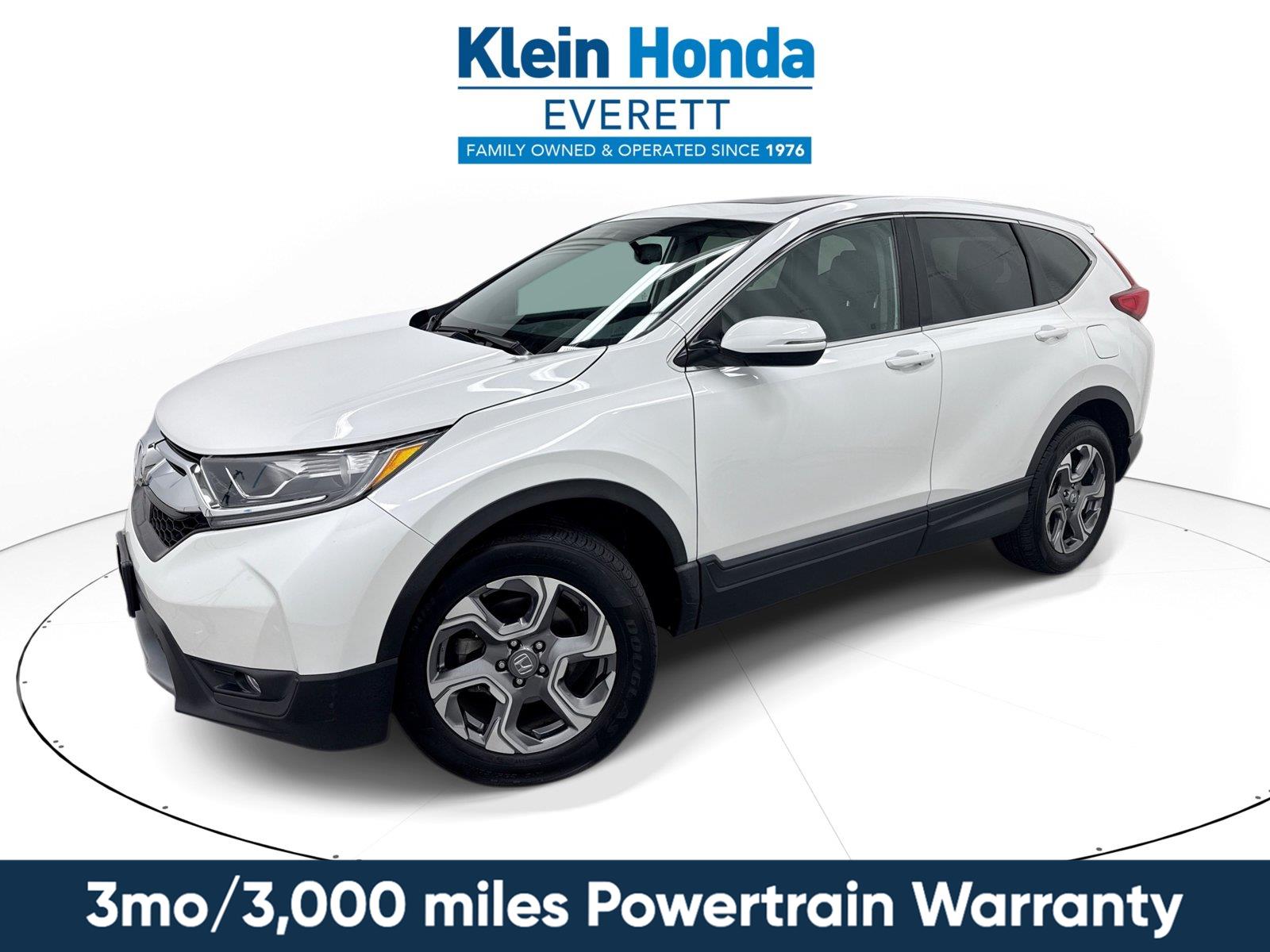 Platinum White Pearl 2019 Honda CR-V SUV / Crossover All-Wheel Drive Continuously Variable Transmission